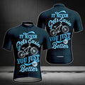 It Never Gets Easier You Just Get Better Cycling Short Sleeve Jersey Mens, Motivation Cycling Jerseys CE0034
