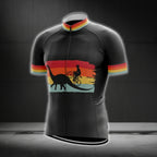 Retro Dinosaur Cycling Short Sleeve Jersey For Mens, Dinosaur Lover Cycling Jerseys CG0226