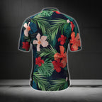 Hawaiian Tropical Cycling Short Sleeve Jersey Men, Tropical Cycling Jerseys CG0351