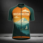 Custom American Flag Cycling Short Sleeve Jersey For Mens, Custom State Cycling Jerseys For Team CE0041