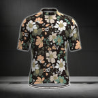 Flowers Cycling Short Sleeve Jersey Mens, Floral Cycling Jerseys CG0352