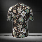 Flowers Cycling Short Sleeve Jersey Mens, Floral Cycling Jerseys CG0352
