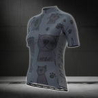 Meow Cat Women's Short Sleeve Cycling Jersey, Cat Lover Cycling Jerseys For Ladies CG0451