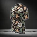 Flowers Cycling Short Sleeve Jersey Mens, Floral Cycling Jerseys CG0352