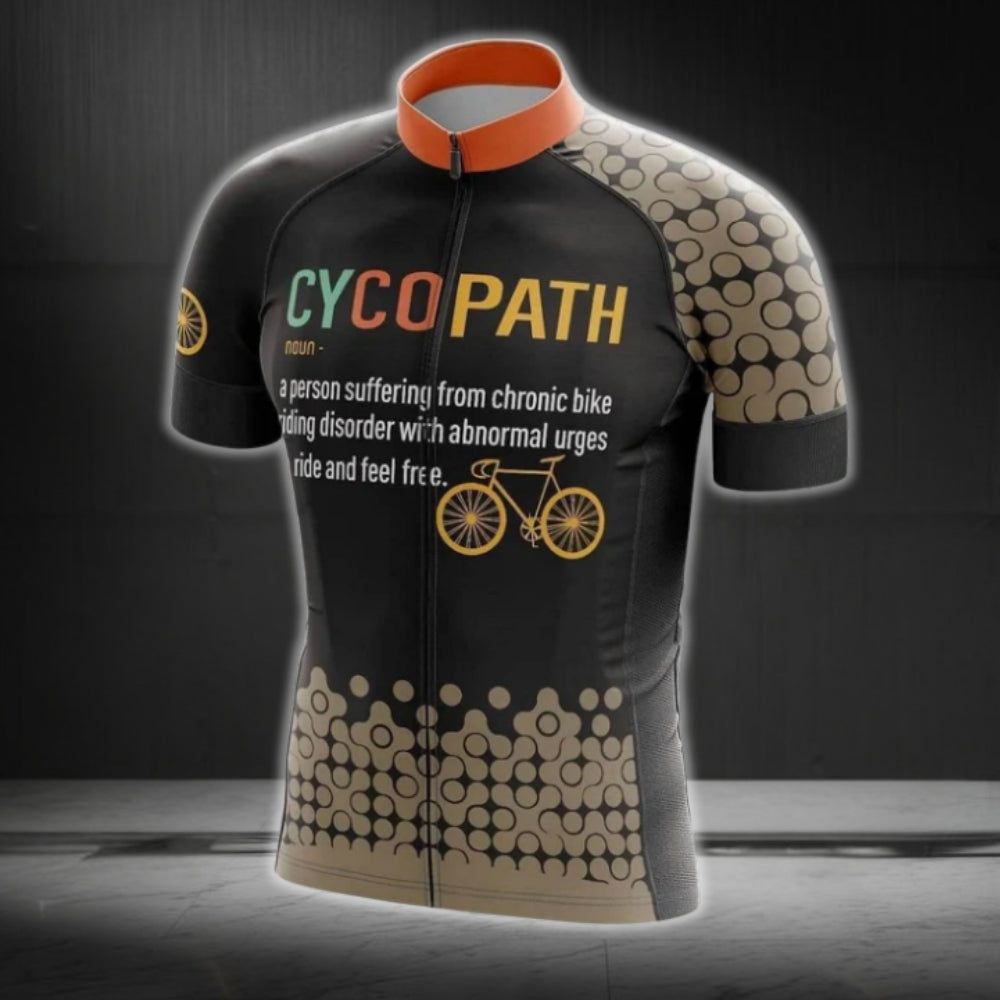 Cycopath Funny Cycling Short Sleeve Jersey For Men, Funny Cycling Jerseys CG0452