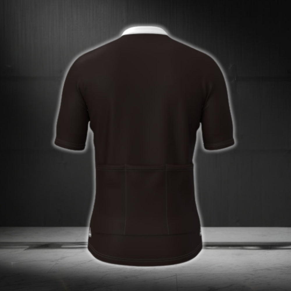 Black And White Tuxedo Cycling Short Sleeve Jersey For Mens, Men's Tuxedo Cycling Jerseys CG0353