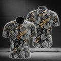 Black And Grey Tropical Cycling Jersey Short Sleeve For Men, Tropical Cycling Jerseys CG0230