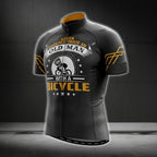Never Underestimate An Old Man With A Bicyle Men's Cycling Short Sleeve Jersey, Funny Cycling Jerseys CG0129