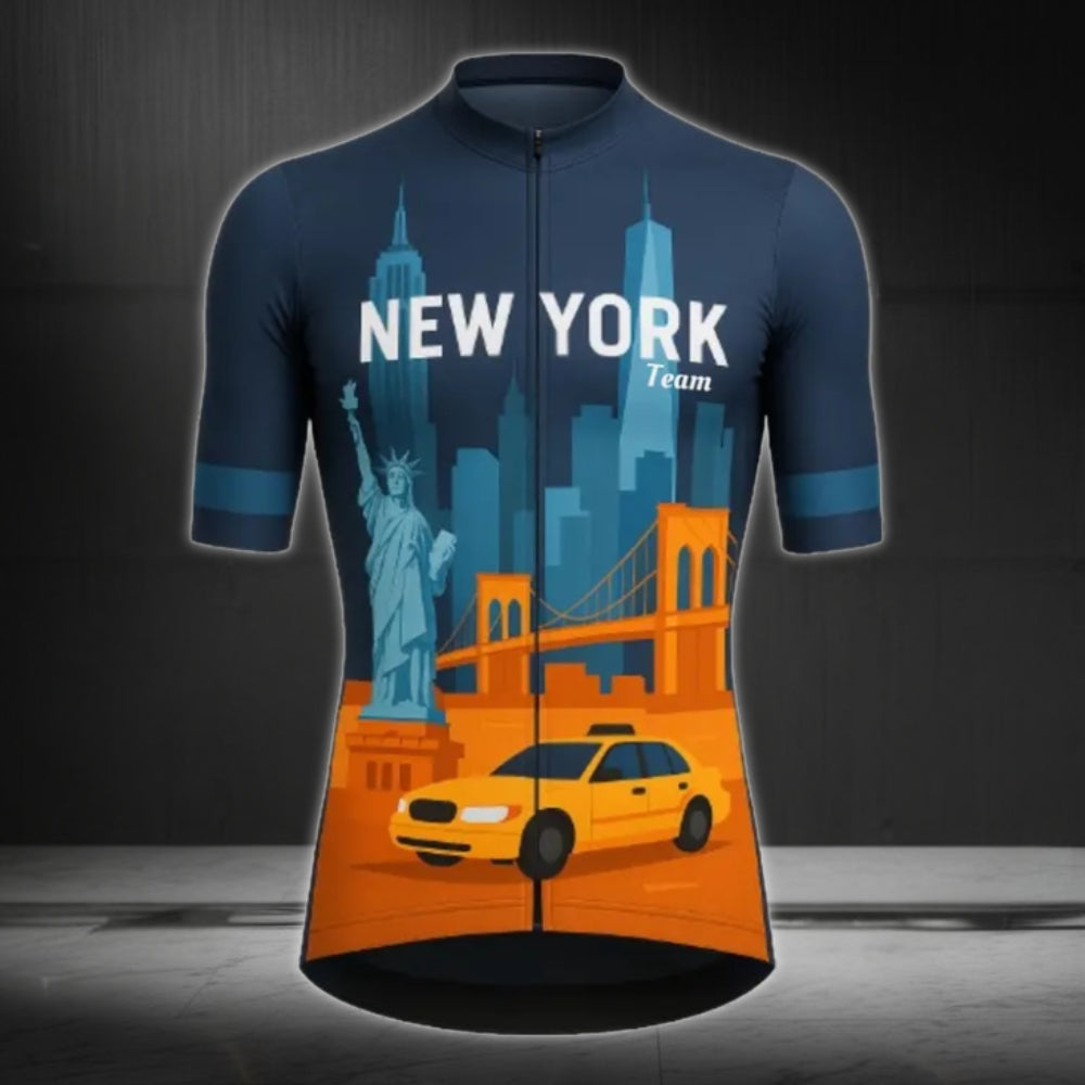 Custom American Flag Cycling Short Sleeve Jersey For Mens, Custom State Cycling Jerseys For Team CE0041