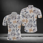 Men's Cat Short Sleeve Cycling Jersey, Cat Lovers Cycling Jerseys CG0689