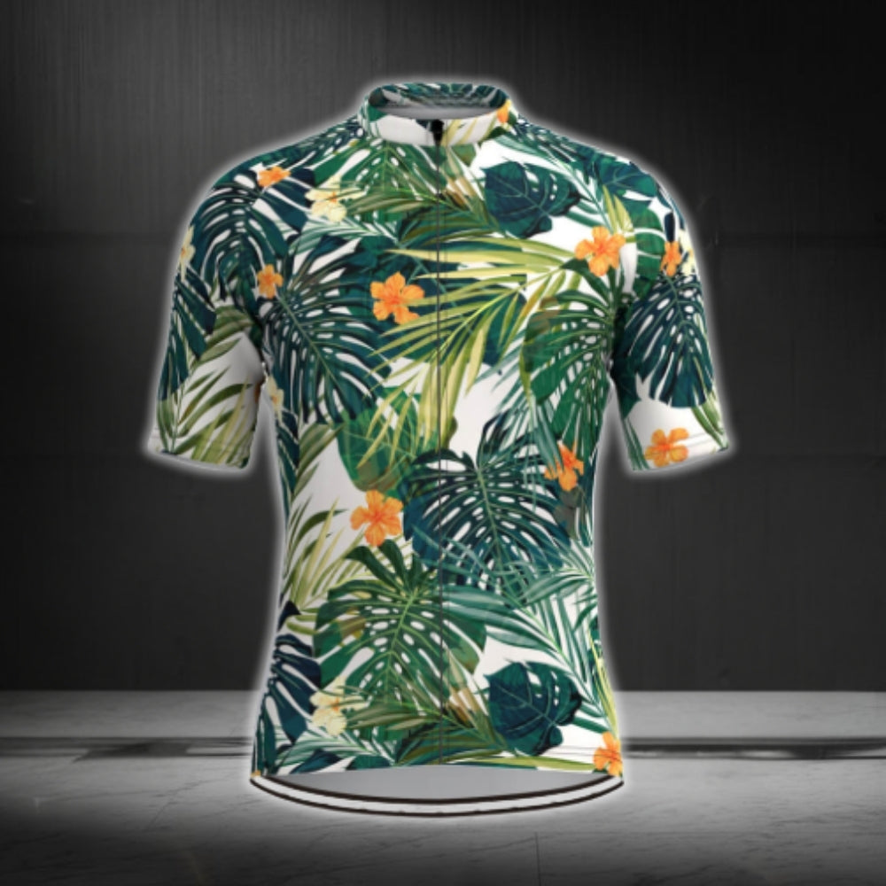 Tropical Men's Short Sleeve Cycling Jersey, Tropical Cycling Jerseys CG0356