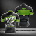Dad The Man The Myth The Cycling Legend Men's Short Sleeve Cycling Jersey, Dad Cycling Jerseys CG0468
