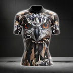 Women's Owl Cycling Short Sleeve Jersey, Owl Lovers Cycling Jerseys For Women CG0066