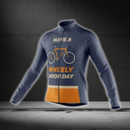 Have A Wheely Good Day Men's Cycling Long Sleeve Jersey, Funny Cycling Jersey For Men CG0731