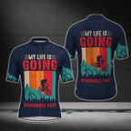 My Life Is Going Downhill Fast Cycling Short Sleeve Jersey Mens, Funny Cycling Jerseys CG0371