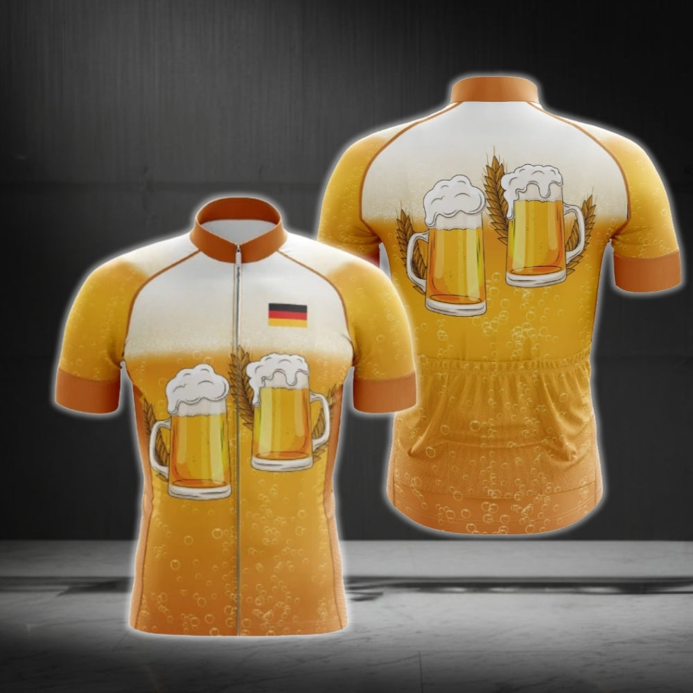German Beer Cycling Short Sleeve Jersey For Men, Beer Cycling Jerseys CG0622