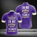 I'm Not Getting Older I'm Aging To Perfection Men's Cycling Short Sleeve Jersey, Old Man Cycling Jerseys CG0244