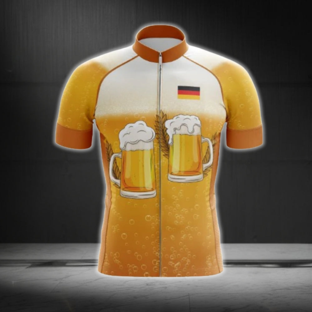 German Beer Cycling Short Sleeve Jersey For Men, Beer Cycling Jerseys CG0622