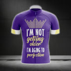 I'm Not Getting Older I'm Aging To Perfection Men's Cycling Short Sleeve Jersey, Old Man Cycling Jerseys CG0244