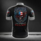 Live It Love It Or Get The Hell Out Men's American Flag Skull Cycling Short Sleeve Jersey, Patriotic Skull Cycling Jersey CG0845