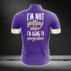 I'm Not Getting Older I'm Aging To Perfection Men's Cycling Short Sleeve Jersey, Old Man Cycling Jerseys CG0244