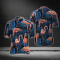 Flamingo Tropical Cycling Jersey Short Sleeve For Men, Flamingo Lovers Cycling Jerseys CG0359