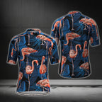 Flamingo Tropical Cycling Jersey Short Sleeve For Men, Flamingo Lovers Cycling Jerseys CG0359