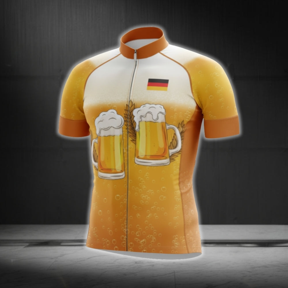 German Beer Cycling Short Sleeve Jersey For Men, Beer Cycling Jerseys CG0622