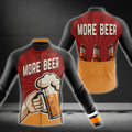 More Beer Men's Cycling Jersey Long Sleeve, Beer Cycling Jerseys CG0063