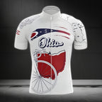 Ohio Cycling Jersey Short Sleeve Men, Ohio State Cycling Jereys CZ0113