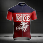 It's Time To Ride Cycling Short Sleeve Jersey Men, Funny Cycling Jerseys For Men CE0050