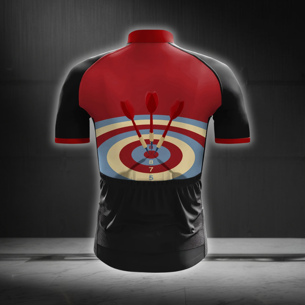 My Passion Cycling Short Sleeve Jersey For Men, Black And Red Cycling Jersey CG0847