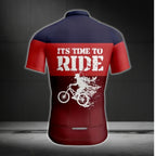 It's Time To Ride Cycling Short Sleeve Jersey Men, Funny Cycling Jerseys For Men CE0050