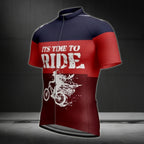 It's Time To Ride Cycling Short Sleeve Jersey Men, Funny Cycling Jerseys For Men CE0050
