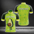 Funny Avocado Short Sleeve Cycling Jersey For Mens, Avocado Cycling Jerseys CG0247