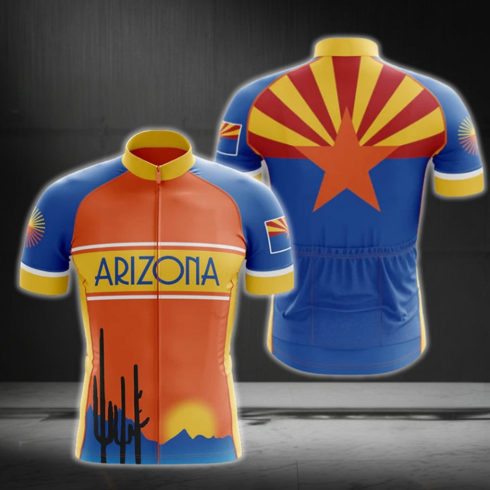 Arizona State Cycling Short Sleeve Mens Jersey, Arizona Cycling Jerseys CG0135