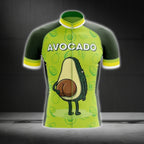 Funny Avocado Short Sleeve Cycling Jersey For Mens, Avocado Cycling Jerseys CG0247