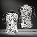 Black And White Ride Women's Cycling Short Sleeve Jersey, Cycling Jerseys For Womens CG0375