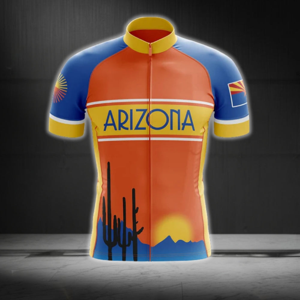Arizona State Cycling Short Sleeve Mens Jersey, Arizona Cycling Jerseys CG0135