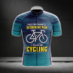 Yes I Do Have A Retirement Plan I Plan On Cycling Short Sleeve Cycling Jersey Men, Funny Retired Cycling Jerseys CG0751