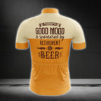 Today's Good Mood Is Sponsored By Retirement And Beer Cycling Short Sleeve Jersey For Men, Beer Cycling Jerseys For Retirement CG0473