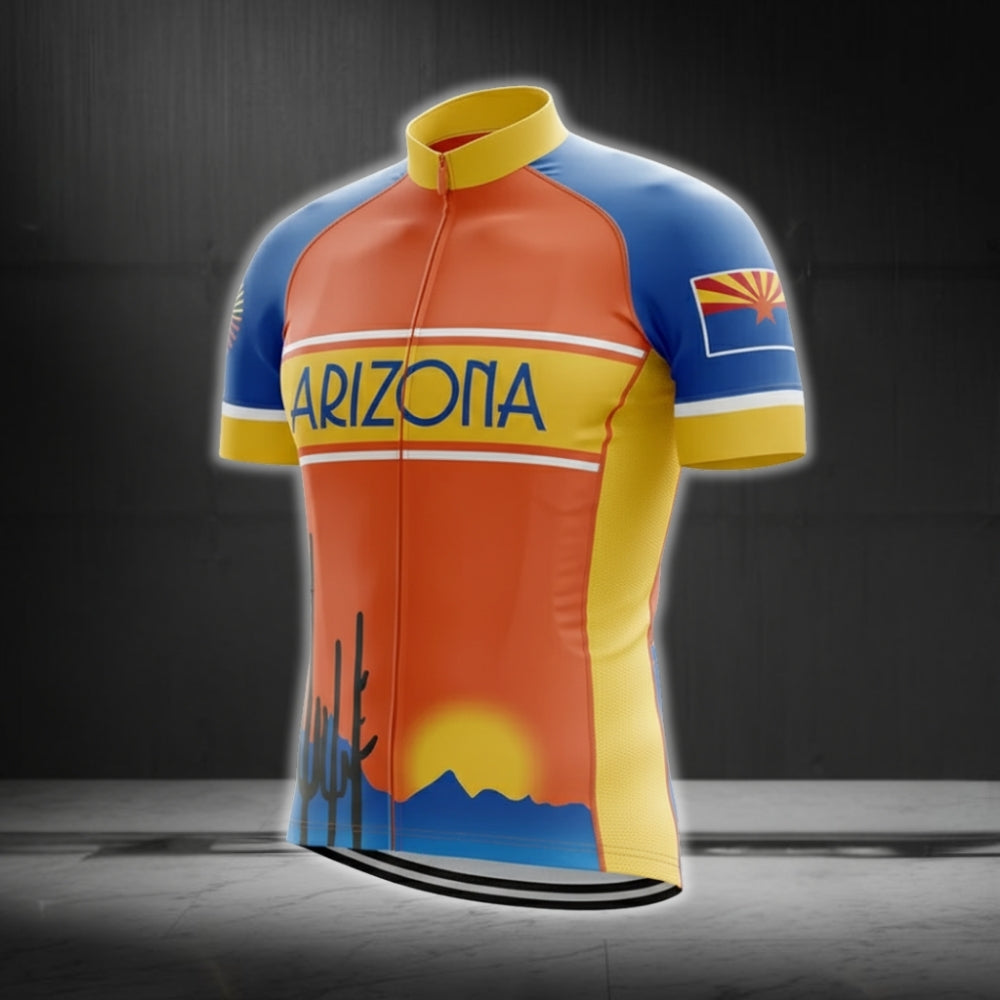 Arizona State Cycling Short Sleeve Mens Jersey, Arizona Cycling Jerseys CG0135