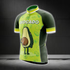 Funny Avocado Short Sleeve Cycling Jersey For Mens, Avocado Cycling Jerseys CG0247
