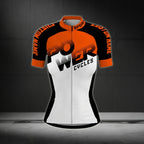 Custom Power Cycles Short Sleeve Jersey For Women, Custom Women's Cycling Jersey CZ0019