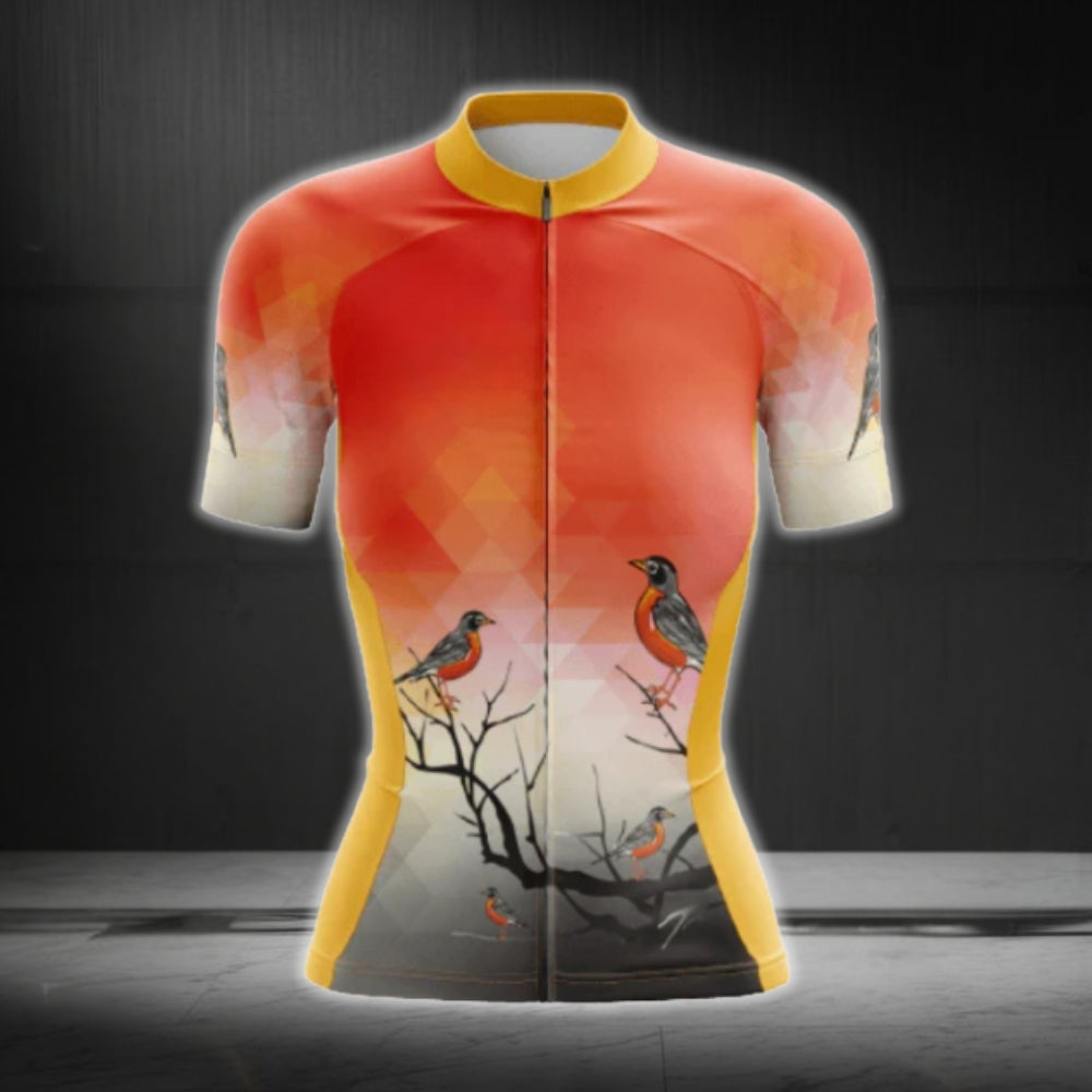 Bird Cycling Short Sleeve Women Jersey, Bird Lover Cycling Jersey For Women CG0626