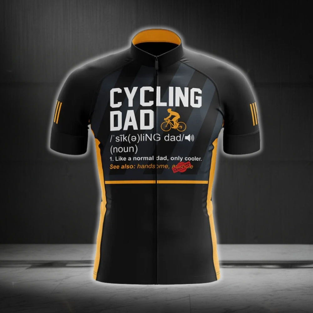 Cycling Dad Definition Short Sleeve Cycling Mens Jersey, Dad Cycling Jerseys For Father's Day CG0248