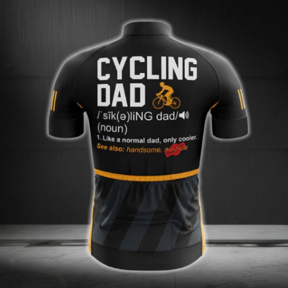 Cycling Dad Definition Short Sleeve Cycling Mens Jersey, Dad Cycling Jerseys For Father's Day CG0248
