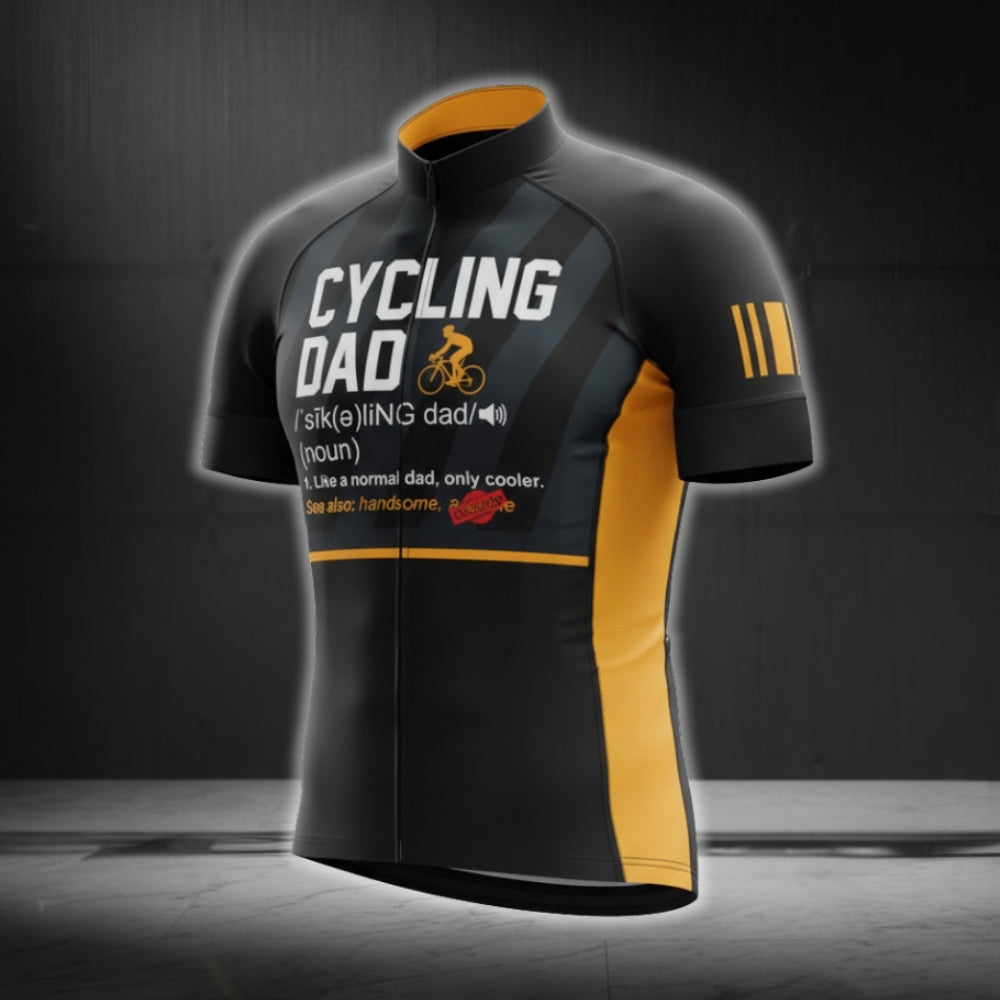 Cycling Dad Definition Short Sleeve Cycling Mens Jersey, Dad Cycling Jerseys For Father's Day CG0248