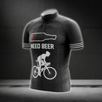 Need Beer Cycling Short Sleeve Jersey For Men,  Beer Cycling Jerseys CG0474