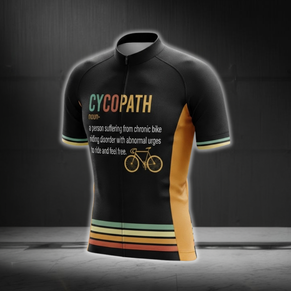 Cycopath Defination Vintage Cycling Short Sleeve Men Jersey, Vintage Cycling Jersey CG0877